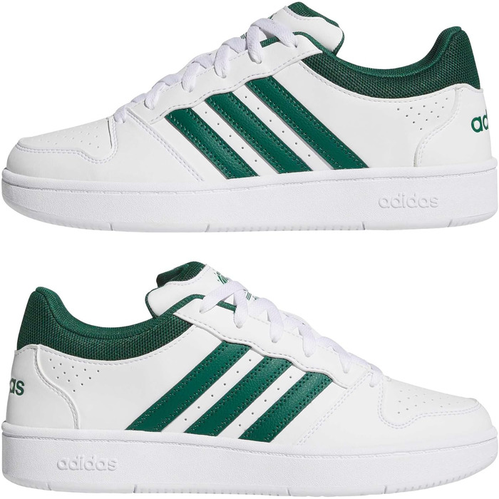 Кросівки adidas Hoops Classic Unisex (41 1/3 EU, Білий/Зелений)