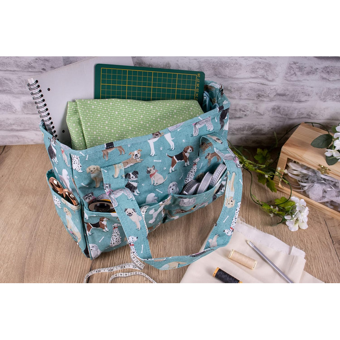 Crafting Kit, Cotton, 13 x 36 x 31cm (Dogs)