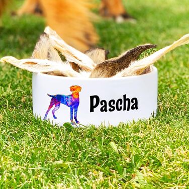 Керамічна годівниця для собак з персональним іменем (Rhodesian Ridgeback) - 1.3 л