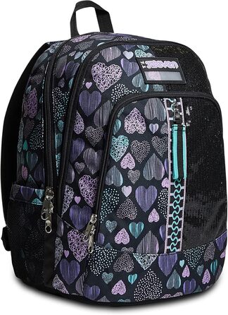 Рюкзак Seven Rucksack Advanced для школи, університету та відпочинку. Місткий рюкзак для підлітків, дівчаток та хлопчиків з відділенням для ноутбука та кишенькою для пляшки. Кольори: рожевий, фіолетовий.