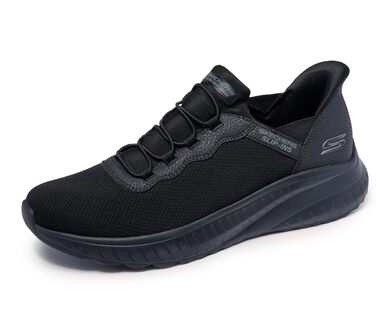 Чоловічі кросівки Skechers Bobs Squad Chaos-Slip Ins, чорні, розмір 43 EU
