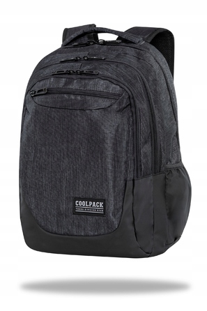 Багатовідсіковий шкільний рюкзак CoolPack, чорний, 27 л