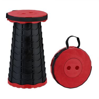 Relaxdays Telescopic Stool Camping