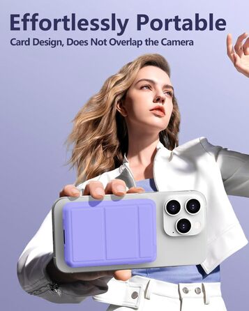 Powerbank Yiisonger Magsafe 10000mAh з бездротовою зарядкою, LED-дисплеєм та USB-C кабелем (фіолетовий)