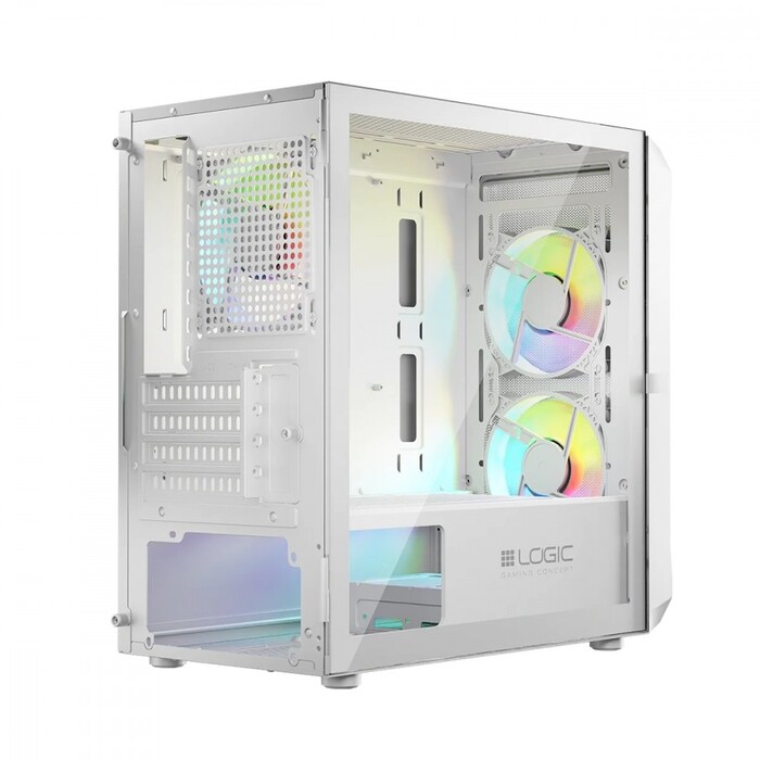 Корпус Mini-Tower Logic Concept AM-PORTOS-20, білий