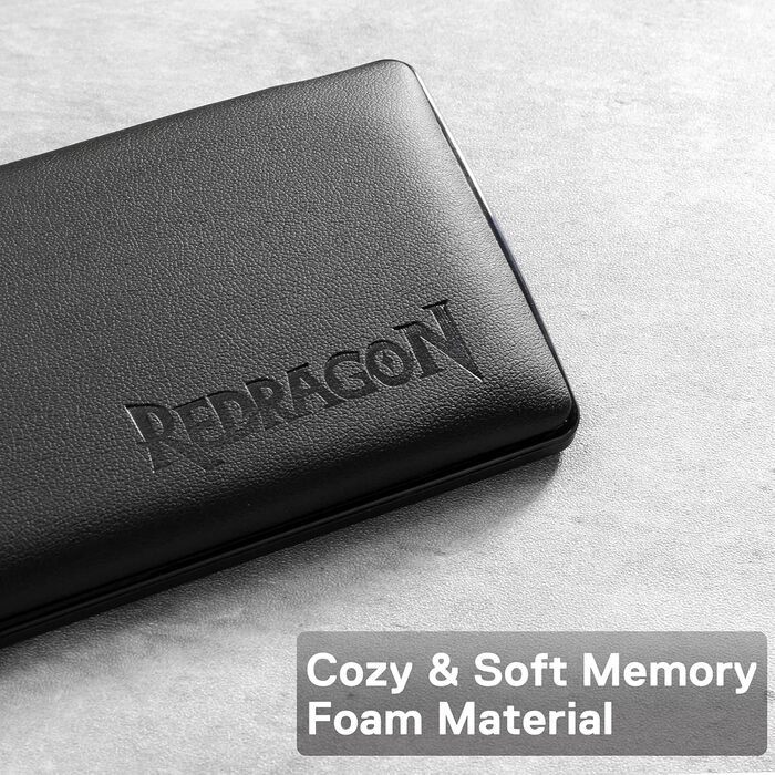 Клавіатура Redragon Meteor L з підкладкою для зап'ястя, ергономічна, чорна
