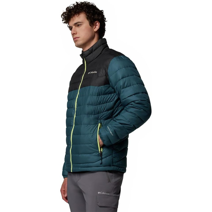 Чоловіча безрукавна куртка Columbia Powder Lite™ II Vet Daunenjacke, колір Tone Green, розмір M, Everblue, Hai