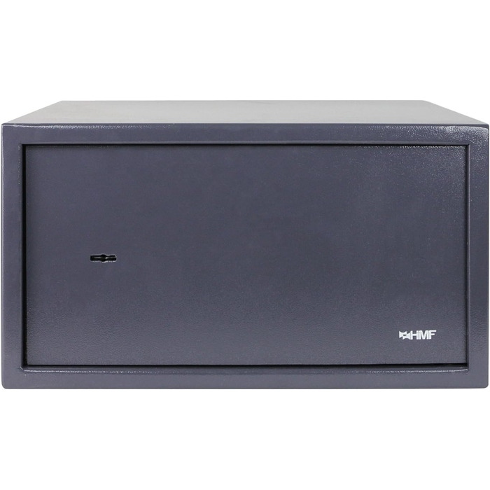 Шафа-сейф HMF 49200-11 з ключем, меблевий сейф | 45 x 25 x 36,5 см, антрацит