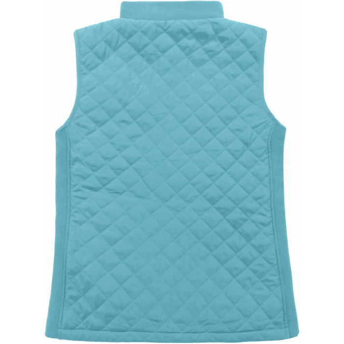 Жіночий безрукавний жилет Bienzoe на блискавці з утеплювачем, легкий, з еластичною в'язкою, кольори: сірий, блакитний (S)