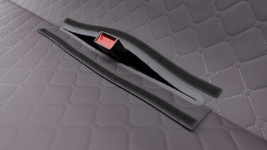 Захисна автомобільна ковдра для собак Knuffelwuff - 137x148 см, водовідштовхувальна, стійка до подряпин, антиковзаюча. Підходить для авто, мінівена та SUV. Захист заднього сидіння, чохол на сидіння, захист сидіння