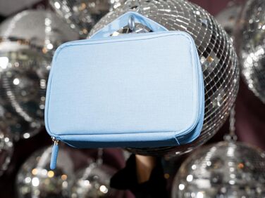 Термосумка Reisenthel Thermocase – невелика сумка-холодильник для косметики, ліків, перекусів та іншого – з водонепроникного матеріалу (Twist Powder Blue)