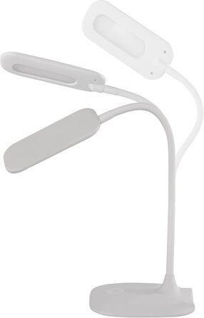 LED настільна лампа EMOS STELLA 6,5W з регулюванням яскравості, 4000K, гнучкий шарнір, 1,7м кабель, CRI>80