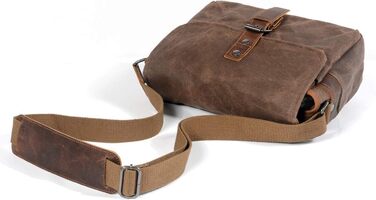 Чохол для DSLR камери, водонепроникний з вощеного парусини, вінтажний, сумка-месенджер з внутрішнім захисним шаром (Хакі)