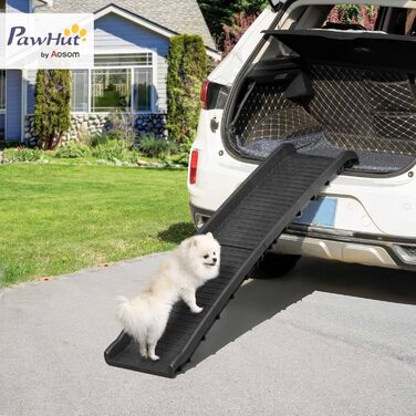 PawHut Рампа для собак, складана, для авто, вантажівок та SUV, до 75 кг, 155 x 39 см