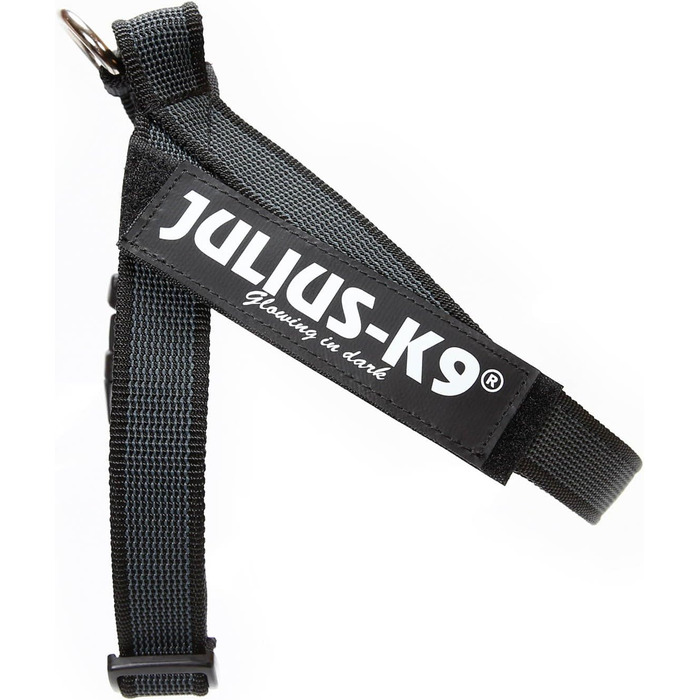 Шлейка Julius-K9 IDC® Color & Gray® чорно-сіра S / Mini