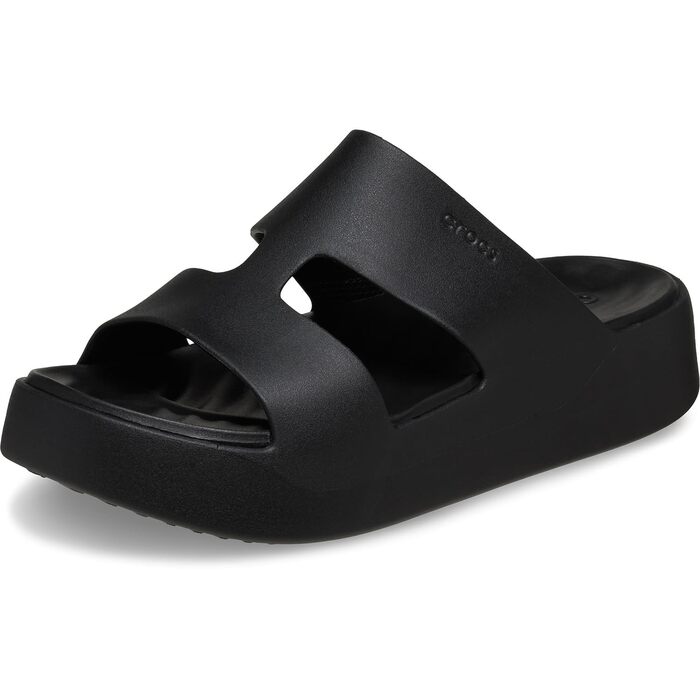 Crocs Getaway Platform H-Strap: жіночі сандалі на платформі, чорні (39/40 EU)
