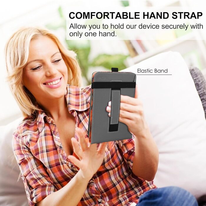 Чохол для Kindle Paperwhite/Kobo/Tolino/Pocketbook/Sony 6-6.8-7 дюймів з петлею, універсальний