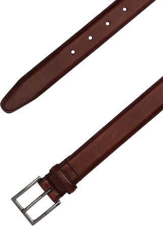 Шкіряний чоловічий ремінь Tommy Hilfiger Hudson 3.0 AM0AM13760, коричневий (Coffee Bean)