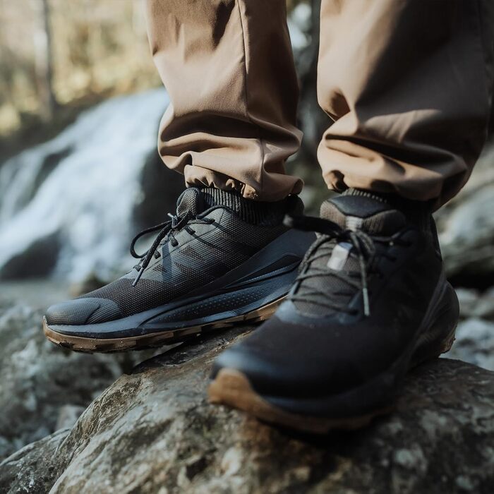 Черевики трекінгові Salomon Elixir Tour Waterproof для чоловіків (47 1/3 EU, Black Asphalt Castlerock)
