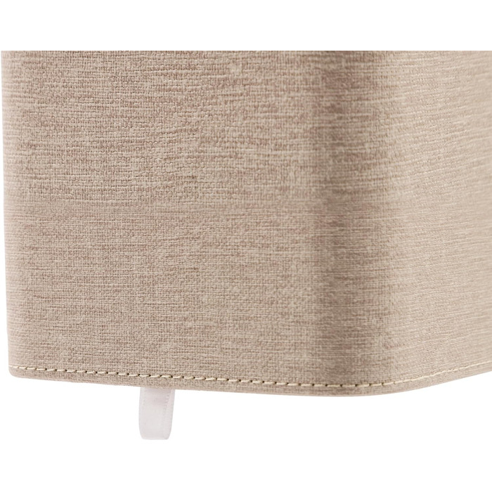Tissue Box, Square Cosmetic Tissues, Tissue Box Square Tissue Box, for Dresser Bathroom Dining Room Hotel Cars Office Decor, 12 x 12 x 12.7 cm (Beige)