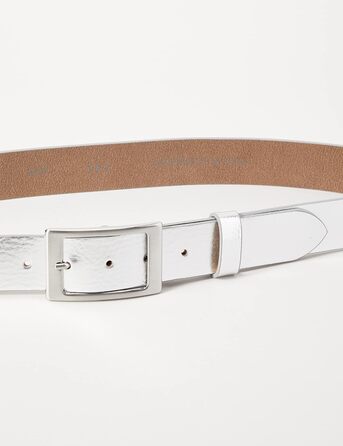 Жіночий ремінь MGM Dolce Grande 95 см сріблястого кольору