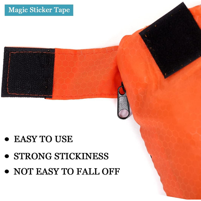 Сплячий мішок для дорослих та дітей – легкий, водонепроникний, зручний для весни, літа, осені – піший туризм, подорожі, кемпінг, темно-оранжевий