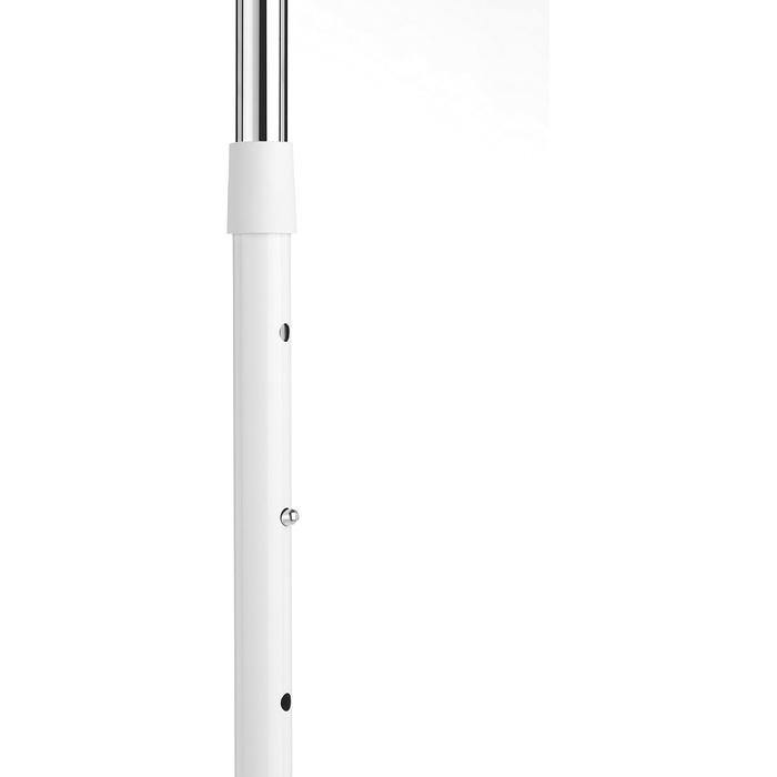 Whitmor Clothes Rack, Adjustable, White/Chrome