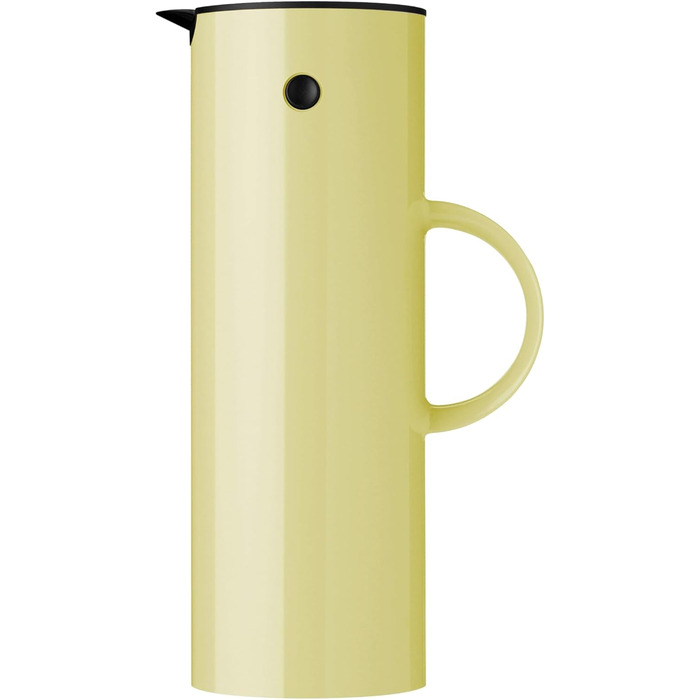 Термос Stelton Isolierkanne EM77 Laevis - 1 літр, для чаю та кави, з скляним вставкою, ретро-дизайн