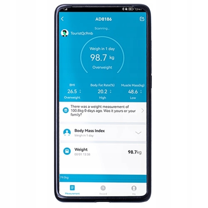 Ваги для ванної кімнати ADLER SMARTSCALE