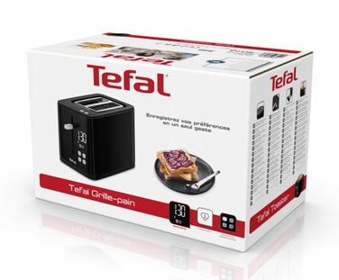 Тостер Tefal TT640810, чорний, 850 Вт