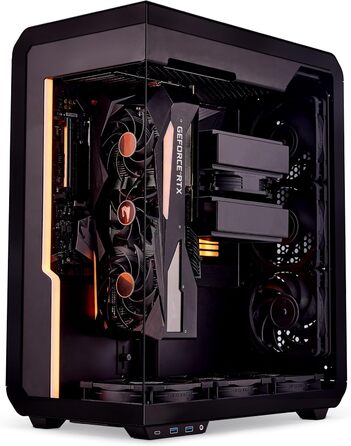 Корпус PC Ssupd Xhuttle: ATX Midi-Tower з RGB, склом Tempered, підтримка 10 вентиляторів та радіаторів до 360 мм