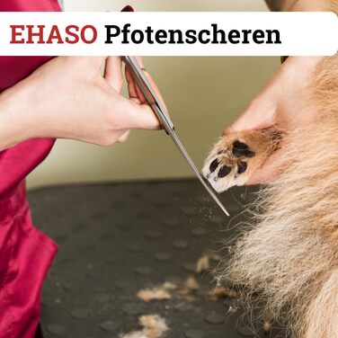 Ножиці для грумінгу собак EHASO Premium, 10 см, з круглою кінцівкою | Професійні ножиці для собак, точні та зручні | Підходять для всіх порід