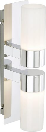 Briloner Leuchten LED Bathroom Lamp, Wall Light, Bathroom Lamp, Bathroom Fixture, Bathroom Ceiling Light, LED Bathroom Fixture, Bathroom Ceiling Lights, Bathroom Ceiling Lamp, Bathroom Wall Lights, Mirror Bathroom Lamp, Chrome