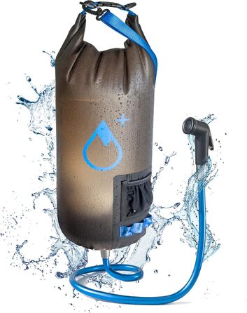 *New Model* – Camping Shower – Solar Shower + Waterproof Outdoor Drybag (PLUS)