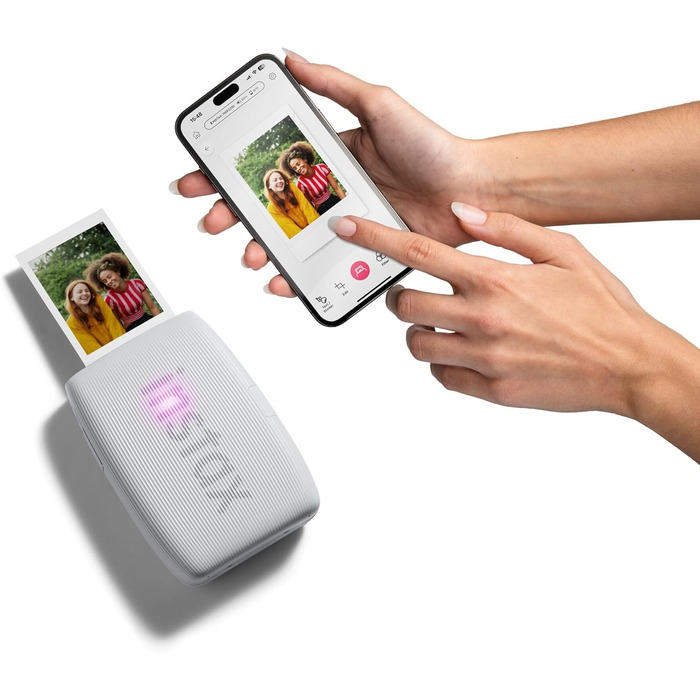 Фотопринтер INSTAX mini Link 3, Clay White (глинобитий білий)