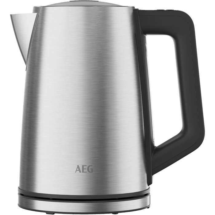 Електрочайник AEG K5-1-6ST Deli 5, 2400 Вт, 1,7 л, 5 температур, нержавіюча сталь, авто відключення, захист від протікання, відкривання однією рукою