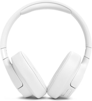 Навушники JBL Tune 770 NC – Бездротові, з активним шумозаглушенням, складні, до 70 годин роботи, швидка зарядка, білі