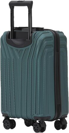 Чемодан BEIBYE з жорсткою обшивкою, TSA-замок, розширюваний, 55 см (Темно-зелений)