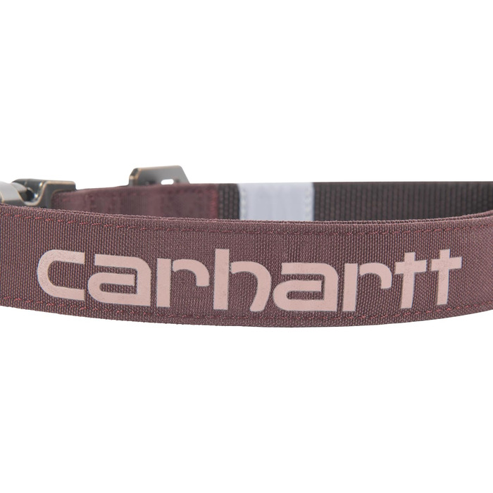 Нашийник для собак Carhartt з регульованим нейлоновим ремінцем, світловідбиваючі шви, Deep Wine, розмір Large
