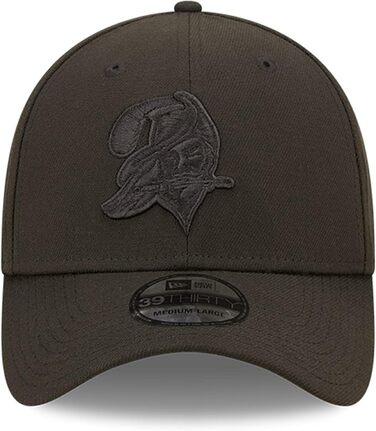 Кепка New Era 39Thirty Stretch Tampa Bay Buccaneers (S-M, Чорна) - Офіційна ліцензійна кепка NFL