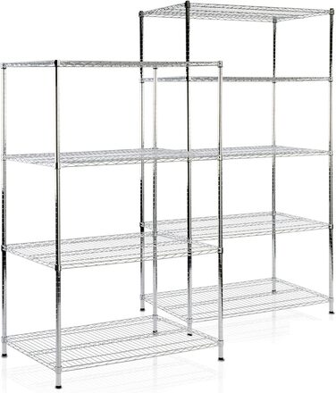 Casa Pura Heavy-Duty Storage Shelf - Decorative Wire Shelf - Metal Shelf