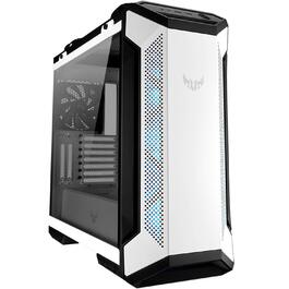 Корпус ПК ASUS TUF Gaming GT501 White Edition Mid-Tower для материнських плат EATX з 2x USB 3.1, сталевий каркас, 4 вентилятори, скло