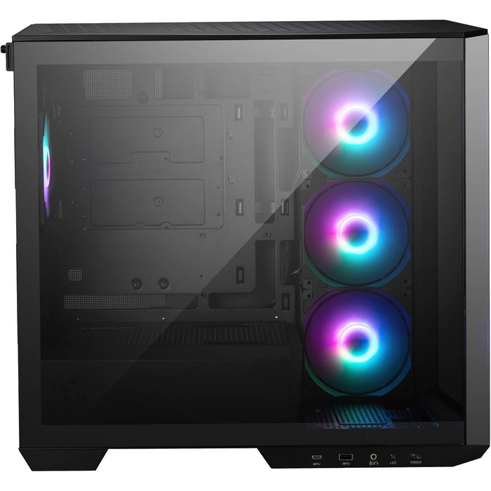 Корпус ПК MSI MAG PANO M100L PZ ATX з підтримкою GPU-стійкою, індикатором рівня заповнення, фільтрами від пилу та USB Type-C (20Gbps)