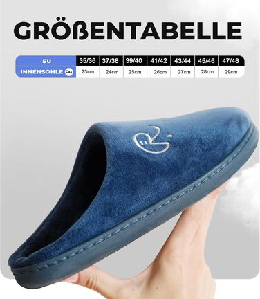 Тапочки домашні жіночі та чоловічі, розмір 35-48, неслизькі для дому та гостей | Виберіть свій колір | Зимові, літні, для дому та вулиці, блакитні, EU 37/38