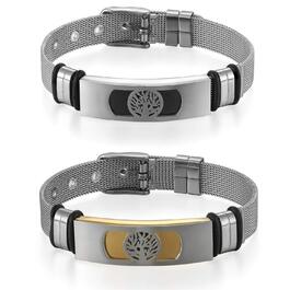 Чоловічий браслет Flongo з нержавіючої сталі 