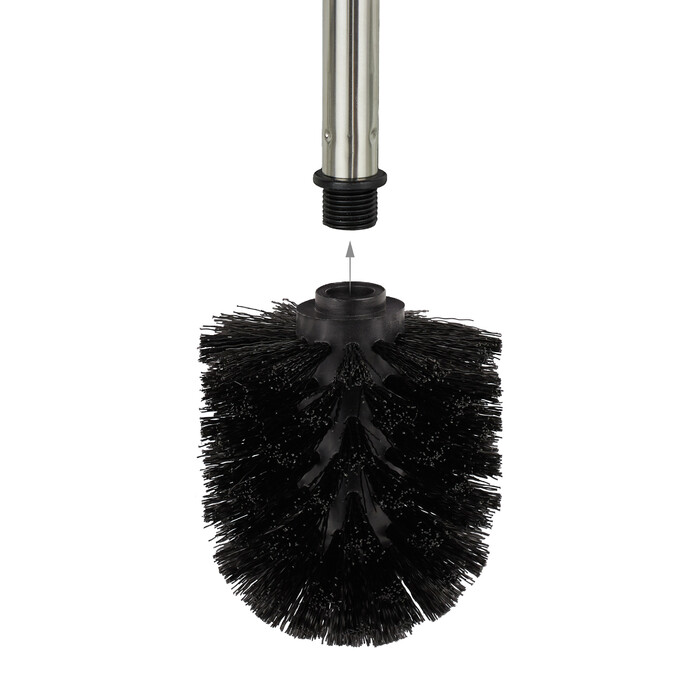 Relaxdays Toilet Brush Set of 3 - Black