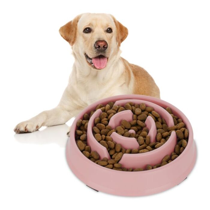 Relaxdays Anti-Sliding Pet Bowl - 400 ml