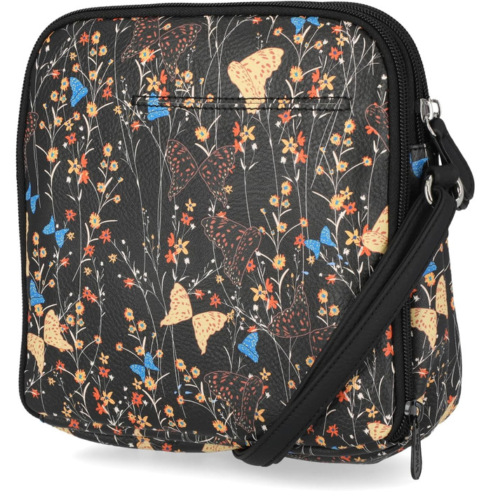 Сумка жіноча кросбоді MultiSac Briarcliff Floral міні з блискавкою