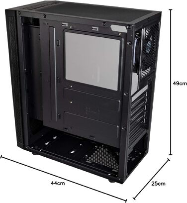 Ігровий корпус Kolink Void RGB Midi Tower, чорний