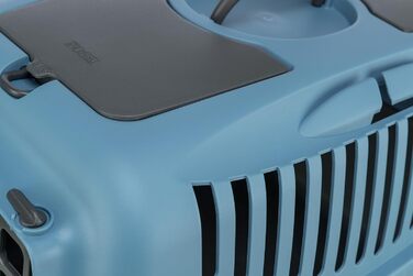 Транспортний бокс TRIXIE Capri 2 – XS-S: 34×31×55 см, сірий/блакитний. Для собак до 8 кг. З металевою дверцятами та ґраткою зверху.